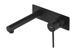 Змішувач для умивальника прихованого монтажу Corsan Lugo black mat CMB7515BL Чорний матовий