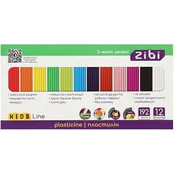 Пластилин ZiBi Kids Line 12 цветов 192 г (ZB.6274)
