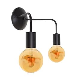 Бра Brille BL-698W/2 E27 BK металеве лофт на 2 лампи