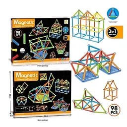 Конструктор магнитный 22*30*4 см AQ2207