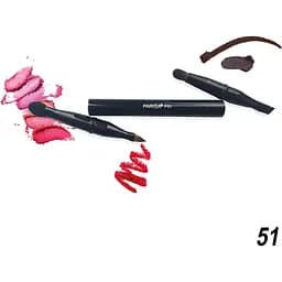 Кисточка для макияжа Parisa P-51 для макияжа бровей глаз и губ 