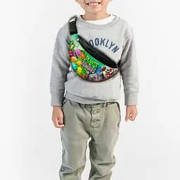 Сумка-бананка детская растения против зомби"Plants vs Zombies" ,32х15см,сумка для мальчика  через плечо (00231)