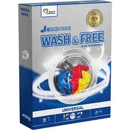 Порошок для прання Wash&Free універсальний 400 г