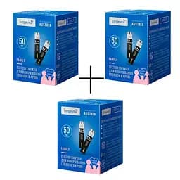 Тест-полоски Longevita Family 150 шт. (3х50 шт.)