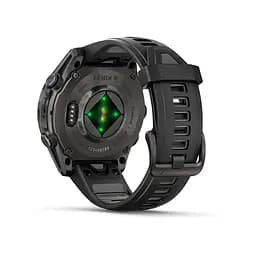 Смарт-годинник Garmin Fenix 8 43 мм AMOLED Сапфір Чорний/Титан Карбоновий DLC з силіконовим ремінцем QuickFit 20 мм - мініатюра 3