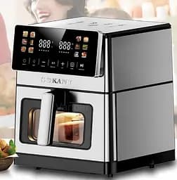 Аерофритюрниця Sokany SK-10113 з великою чашею 10 л корпус із нержавіючої сталі  2200 Вт - мініатюра 3