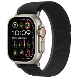 Ремінець нейлоновий для смарт-годинника Garmin 42,44,45,46,49 mm, Trail, чорний, тканинний ремінець з регулятором довжини, на липучці, сумісний зі смарт-годинниками Garmin, ArmorStandart (ARM74228)