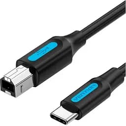 Кабель для принтера USB-C 2.0 to BM 2.0m 2.4А 480Mbps Vention (CQUBH)