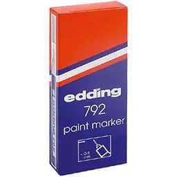 Маркер для декоративних робіт Edding Paint тонкий 0.8 мм червоний (e-792/02) - мініатюра 3