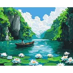 Картина за номерами "Там, де спокій" BS54240, 40х50 см