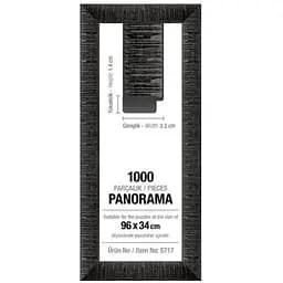 Рамка для пазлів Art Puzzle 1000 ел. панорама 30 мм чорна (5717)