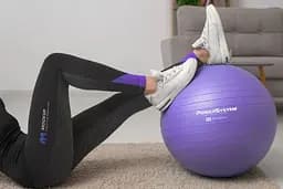 М'яч для фітнесу (фітбол) Power System PS-4013 Ø75 cm PRO Gymball Purple (PS-4013_75cm_Purple) - мініатюра 2