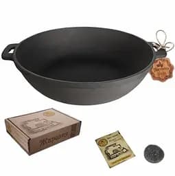 Жаровня Наша мастерская чугунная литая 24х6 см (Т103)