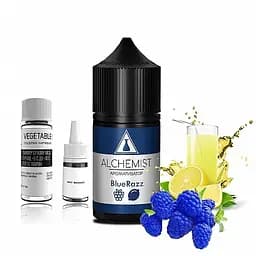 Набор компонентов для самозамеса солевой заправки ALCHEMIST 30 мл Blue Razz Голубая малина, 0-50 мг (18084)