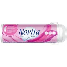 Ватні косметичні диски Novita Soft 100 шт.