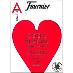 Карти гральні United States Playing Card Company Fournier 2800 Titanium Jumbo Index (red) (1028935-1)