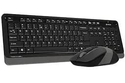 Комплект (Клавіатура та Миша) A4Tech Fstyler FG1010 Wireless Black Grey - мініатюра 2