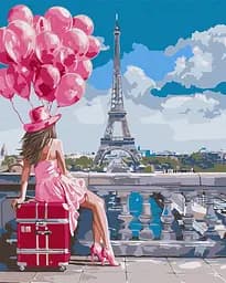 Набор для росписи по номерам Любимый город, Ideyka, 40x50 см, КНО8476