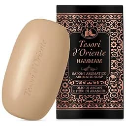 Парфюмерное твердое крем-мыло Tesori d’Oriente Хамам масло арганы и апельсиновый цвет 125 г
