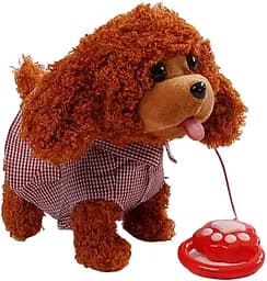 Мягкая игрушка Песик на поводке, C61333 (в ассортименте)