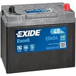 Акумулятор автомобільний EXIDE EXCELL 45A (EB454)