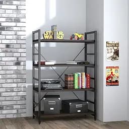 Стелаж офісний низький L-125 Loft Design (Венге Луізіана)