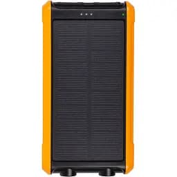 Універсальна мобільна батарея PowerPlant 10000mAh, 2xUSB-A, сонячна панель 5.5V-0,2A