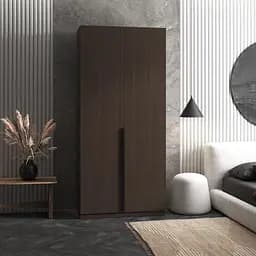 Шафа для одягу Vays M-25 Венге Темний, з штангою, ЛДСП, 100×50×220 см - для спальні, вітальні, передпокою