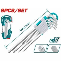 Набір ключів шестигранних Total 9 шт. (THT106291)