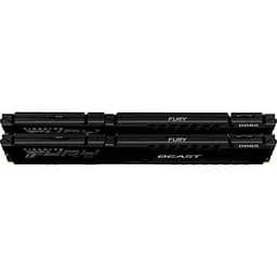 Модуль пам'яті для комп'ютера DDR5 32GB (2x16GB) 5600 MHz Beast Black Kingston Fury (ex.HyperX) (KF556C40BBK2-32) - мініатюра 2