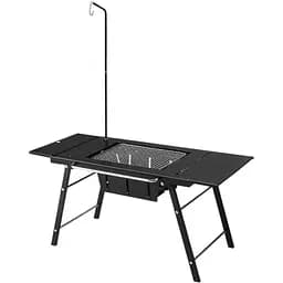 Стіл для барбекю сталевий Naturehike CNK2350CF018 чорний