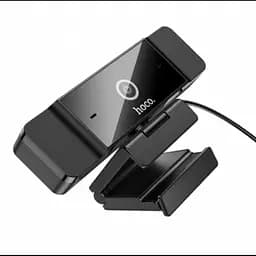 Вебкамера для комп'ютера HOCO D100 1.5 м, USB, 1080P Чорний - мініатюра 2