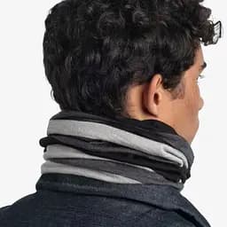 Шарф-труба Buff Merino Move, Graphite Чорний-Сірий - мініатюра 7