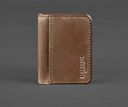 Кожаная обложка для ID-паспорта и водительского заседания 4.0 темно-коричневая