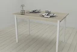 Кухонний стіл Ferrum-decor Маріо 75x120x60 Білий ДСП Сонома 16мм (FRD-106320) - мініатюра 5