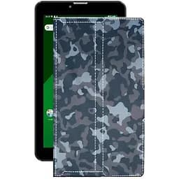 Чохол StatusCASE з екошкіри для планшету Navitel T505 Pro Хаки-синій