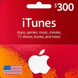 Подарункова карта iTunes / App Store Gift Card 300 usd US-регіон   