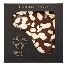 Шоколад Spell чорний з сіллю та пелюстками мигдалю, 100 г (745054)