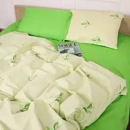 Підковдра MirSon Сатин 22-1367 Isaac 110х140 см Зелена (2200009386800)