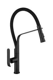 Смеситель для кухни Rea Castor black mat черный высокий REA-B6935 Черный матовый