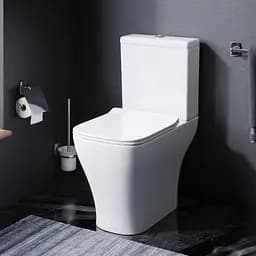 Унитаз-компакт Damixa Hit C938608SC с сидением Soft Close, Белый