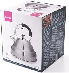 Чайник Alba 45л із нержавіючої сталі зі свистком Fissman 26.5х26х31 см kuh0006806 - мініатюра 2