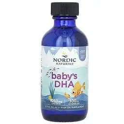 Жидкий рыбий жир Д3 Nordic Naturals Baby's DHA для детей 60 мл