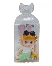 Лялька A780 брелок, шарнірна, блискітки, карабін (6903317582617) Вид 2