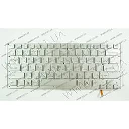 Клавиатура Sony VPC-SD, VPC-SB series серая без рамки с подсветкой Оригинальная клавиатура.