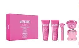 Набор Moschino Toy 2 Bubble Gum туалетная вода 100 мл, 100 Лосьон для тела, 100 мл гель для душа, 10 мл