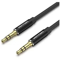 Кабель мультимедийный 3.5mm M to 3.5mm M 1.5m black Vention (BAXBG)