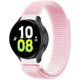 Ремінець нейлоновий з липучкою BeWatch Samsung Galaxy Watch 42/Galaxy Watch 3 41/Active/Active2 20 мм Сакура (1011340)