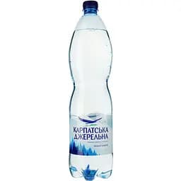 Вода мінеральна Карпатська Джерельна сильногазована 1.5 л