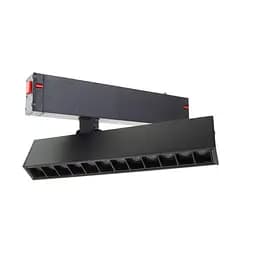 Магнитный трековый светильник Brille KW-262/9W WW+NW+CW BK черный 48-149